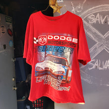 Load image into Gallery viewer, 2004 Dodge Motorsports Nascar Race Roster Dates Graphic T Shirt
