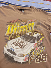 Load image into Gallery viewer, Chase Authentics Dale Jarrett Total Package UPS Racing Dual sided Vintage Short sleeve T-shirt Size Large $200
