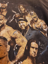 Load image into Gallery viewer, Ultra Rare Dual-sided Single stitch WWF Faces of Wrestling Vintage Rap T Size Large

