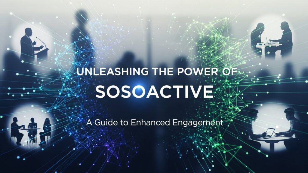 Unleashing the Power of Sosoactive: A Guide to Enhanced Engagement