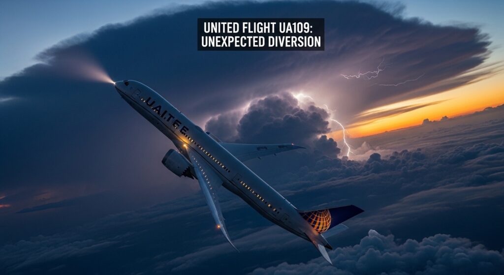 United Flight UA109 Diversion